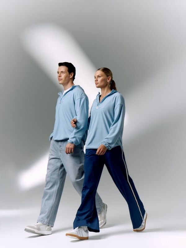 Анорак флисовый унисекс Fliska, голубой арт.15671.14