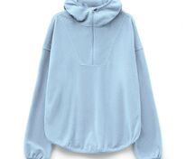 Анорак флисовый унисекс Fliska, голубой арт.15671.14