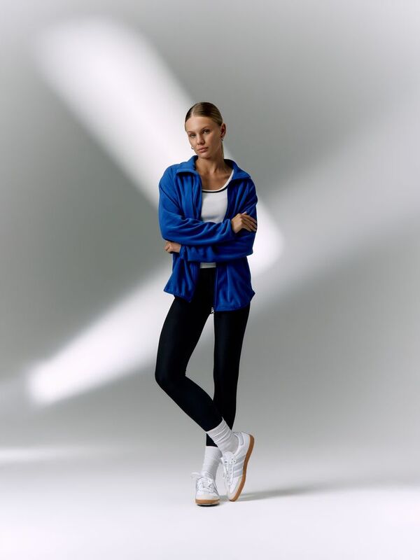 Куртка флисовая унисекс Fliska, ярко-синяя арт.15672.44