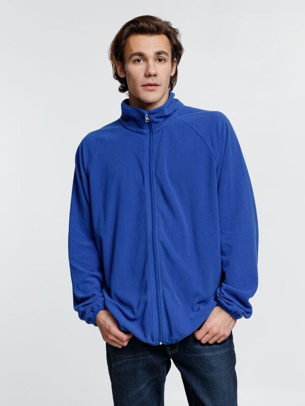 Куртка флисовая унисекс Fliska, ярко-синяя арт.15672.44