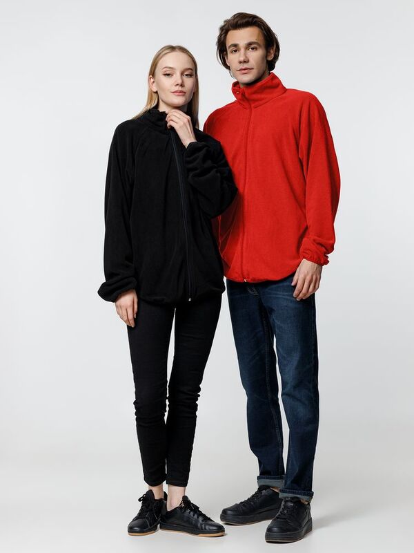 Куртка флисовая унисекс Fliska, красная арт.15672.50