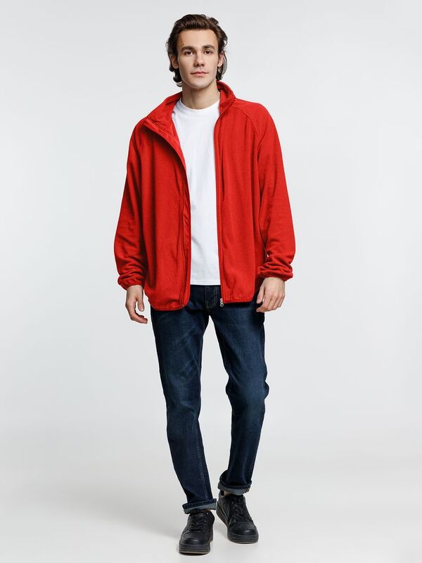 Куртка флисовая унисекс Fliska, красная арт.15672.50