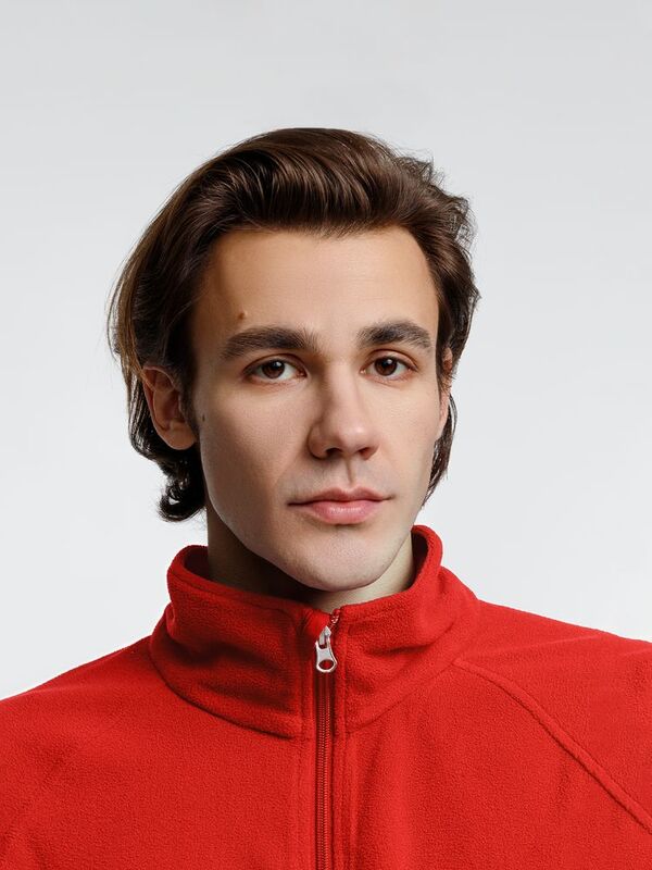 Куртка флисовая унисекс Fliska, красная арт.15672.50