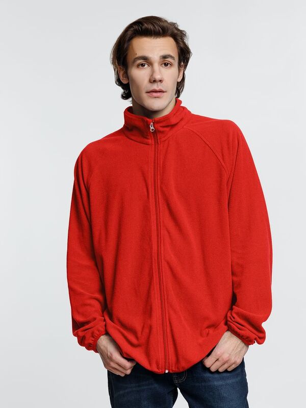 Куртка флисовая унисекс Fliska, красная арт.15672.50