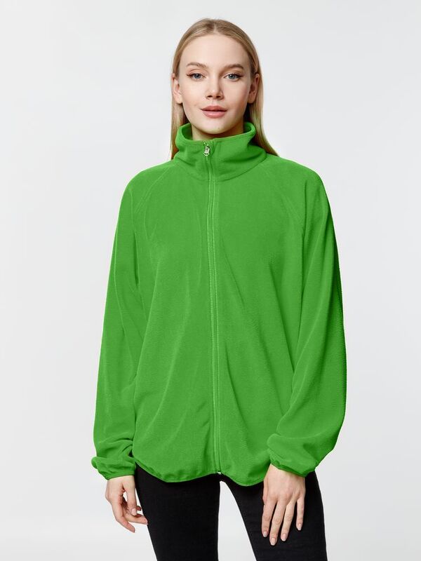 Куртка флисовая унисекс Fliska, зеленое яблоко арт.15672.94