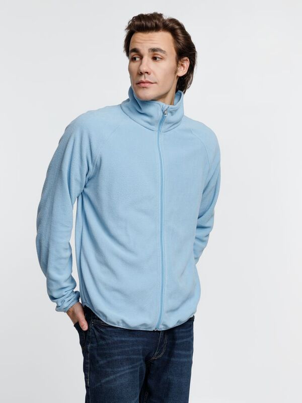 Куртка флисовая унисекс Fliska, голубая арт.15672.14