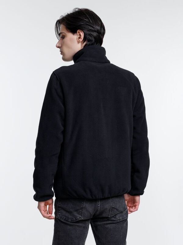 Куртка флисовая унисекс Nesse, черная арт.16772.30