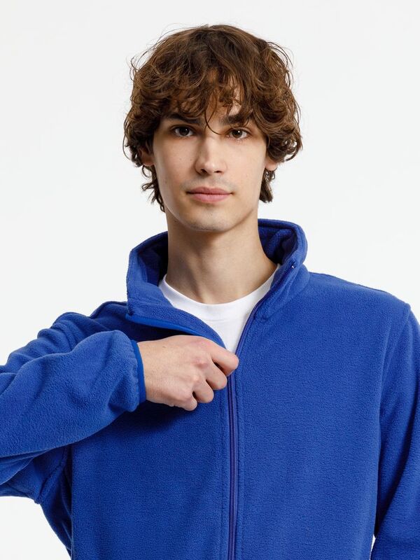 Куртка флисовая унисекс Nesse, синяя арт.16772.40