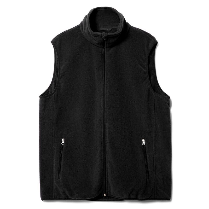 Жилет флисовый унисекс Nesse, черный арт.16773.30