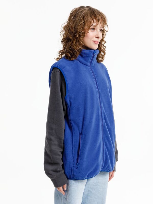 Жилет флисовый унисекс Nesse, синий арт.16773.40