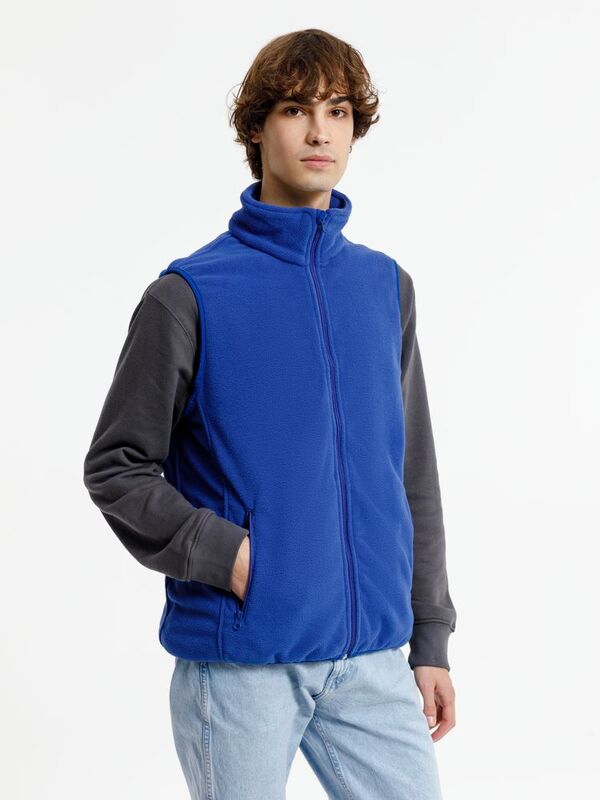 Жилет флисовый унисекс Nesse, синий арт.16773.40