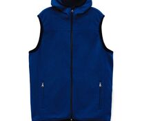 Жилет с капюшоном унисекс Gotland, синий арт.16254.40
