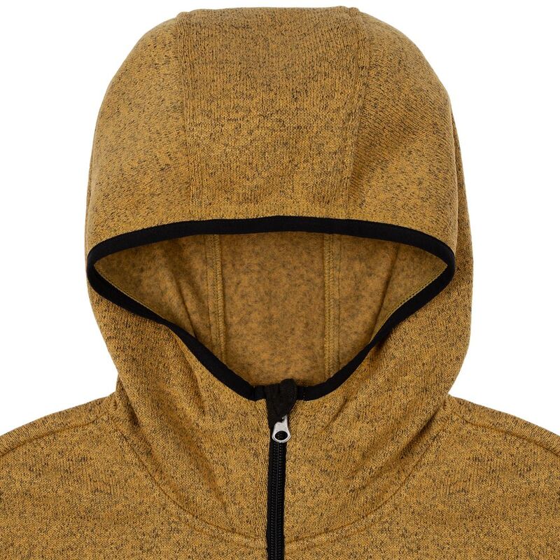 Жилет с капюшоном унисекс Gotland, горчичный арт.16254.81