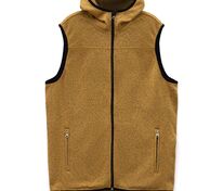 Жилет с капюшоном унисекс Gotland, горчичный арт.16254.81
