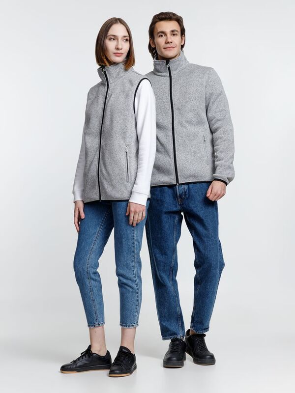 Жилет унисекс Gotland, серый арт.16255.11