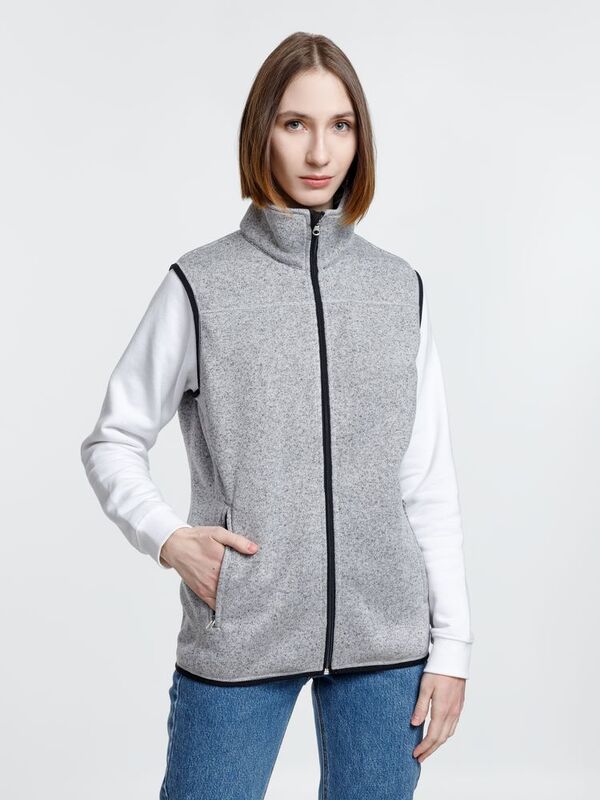 Жилет унисекс Gotland, серый арт.16255.11