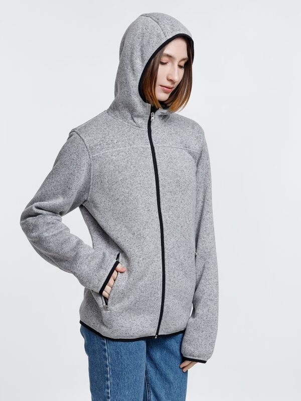 Куртка с капюшоном унисекс Gotland, серая арт.16256.11