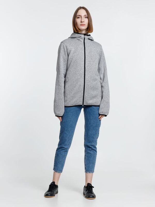Куртка с капюшоном унисекс Gotland, серая арт.16256.11