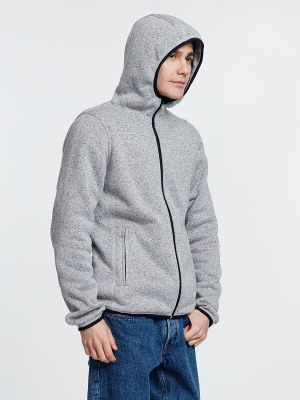 Куртка с капюшоном унисекс Gotland, серая арт.16256.11
