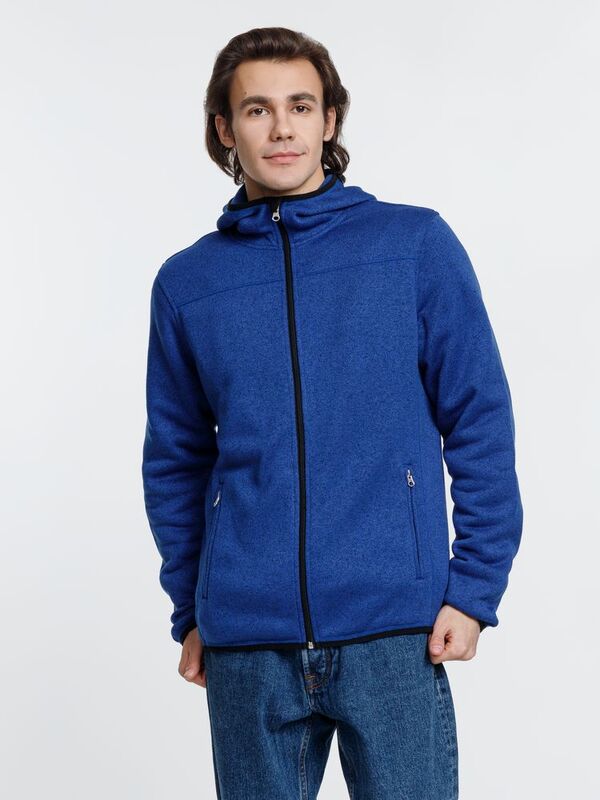 Куртка с капюшоном унисекс Gotland, синяя арт.16256.40