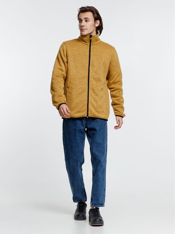 Куртка унисекс Gotland, горчичная арт.16260.81