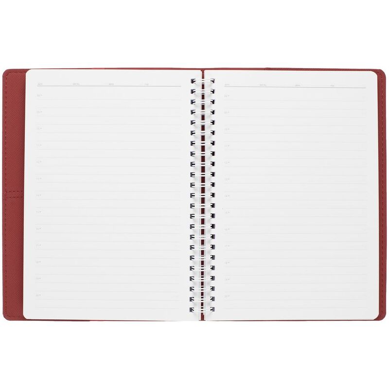 Ежедневник Spring Touch, недатированный, красный арт.25215.55