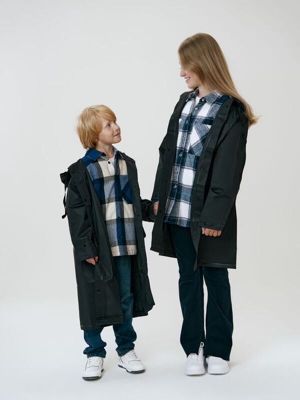 Дождевик детский RainDrop Kids, черный арт.26754.30