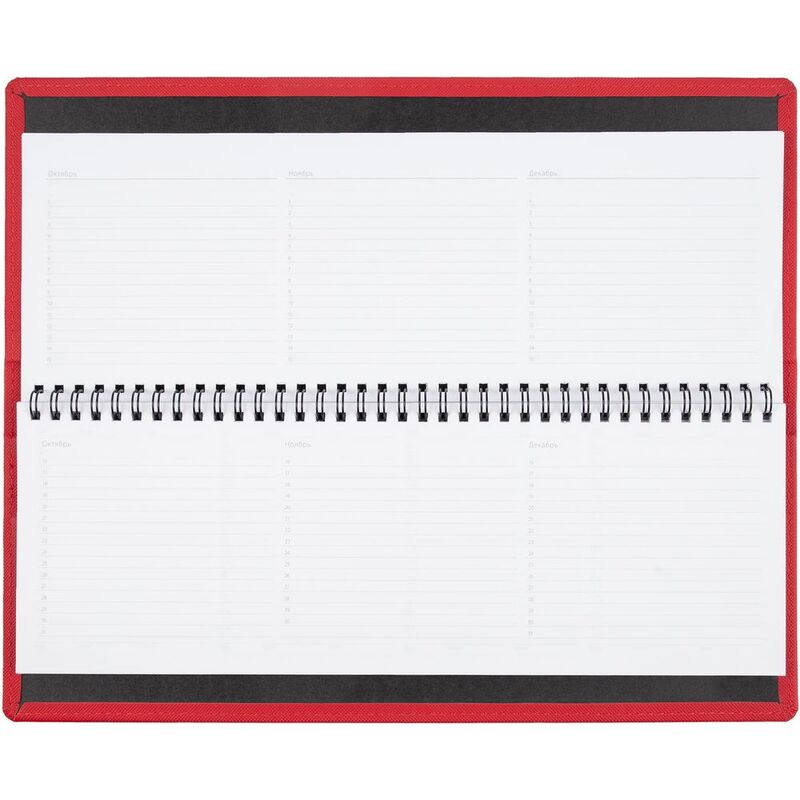 Планинг Grade на заказ, недатированный, красный арт.17332.50