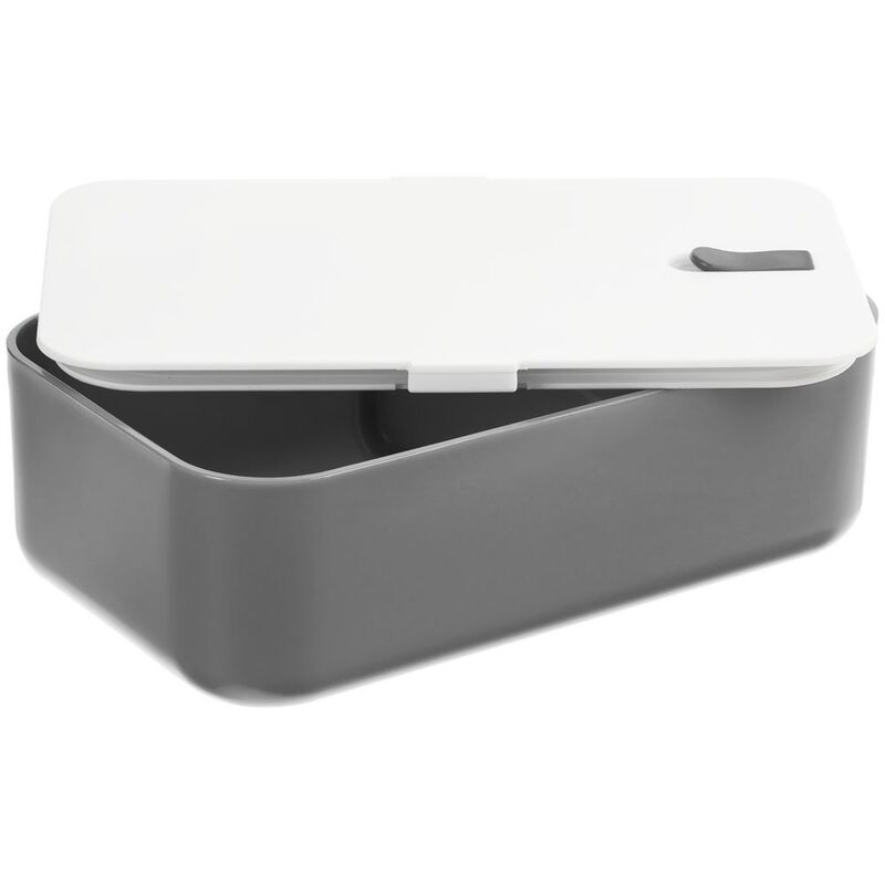 Ланчбокс Lunch Hour, белый с серым арт.17719.10