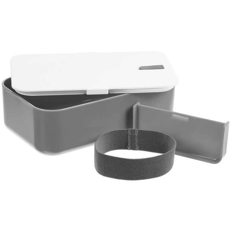 Ланчбокс Lunch Hour, белый с серым арт.17719.10