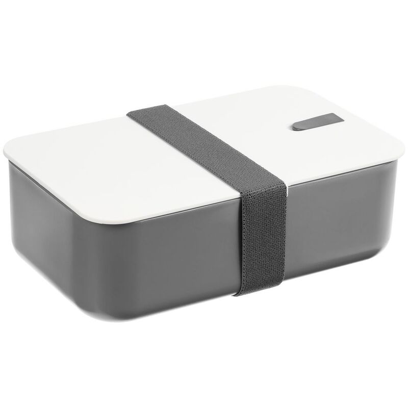 Ланчбокс Lunch Hour, белый с серым арт.17719.10