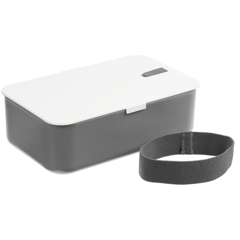 Ланчбокс Lunch Hour, белый с серым арт.17719.10