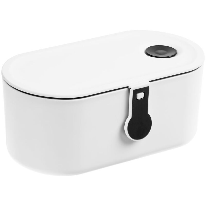 Ланчбокс Lunch Break, белый с черным арт.17720.63