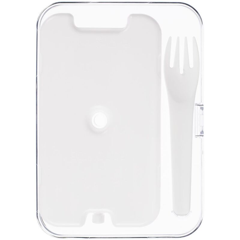 Ланчбокс Cibus с аккумулятором холода, белый с черным арт.17721.63