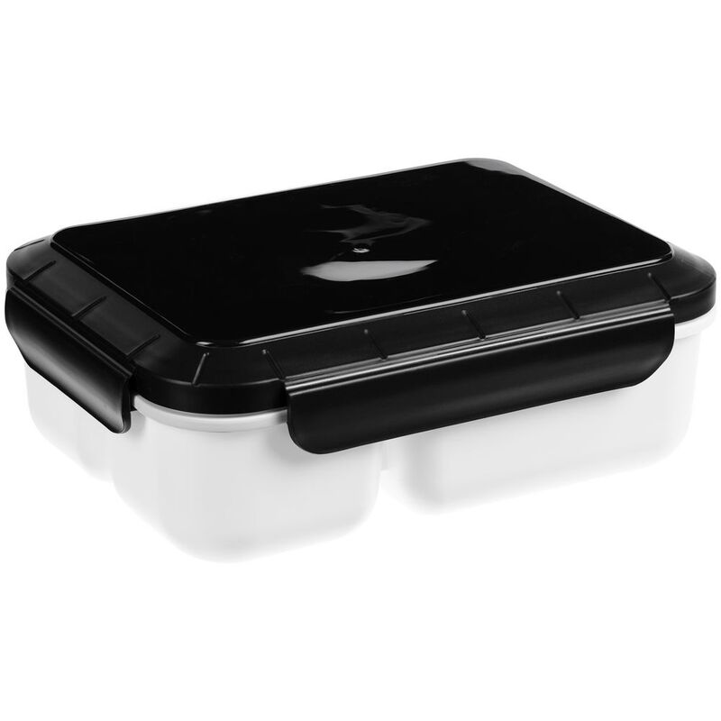 Ланчбокс Cibus с аккумулятором холода, белый с черным арт.17721.63