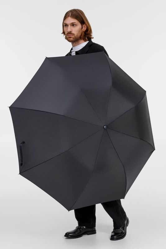 Зонт складной Big Arc, черный арт.17189.30