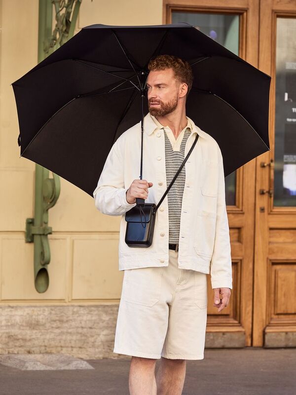 Зонт складной Big Arc, черный арт.17189.30