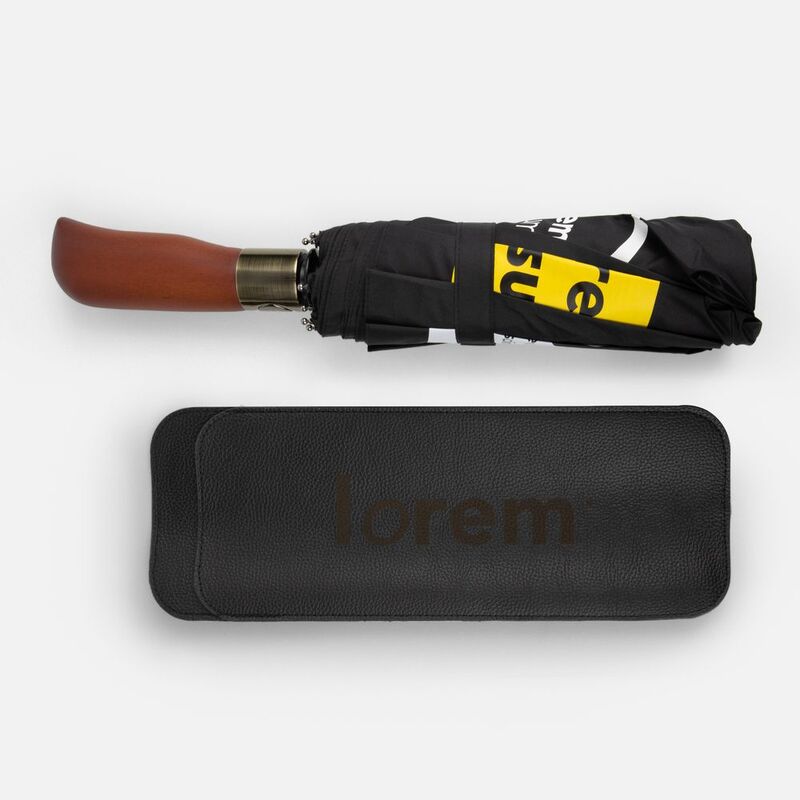 Зонт складной Cloudburst в подарочной упаковке, черный арт.17192.30