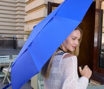 Складной зонт Dome Double с двойным куполом, синий арт.17193.44