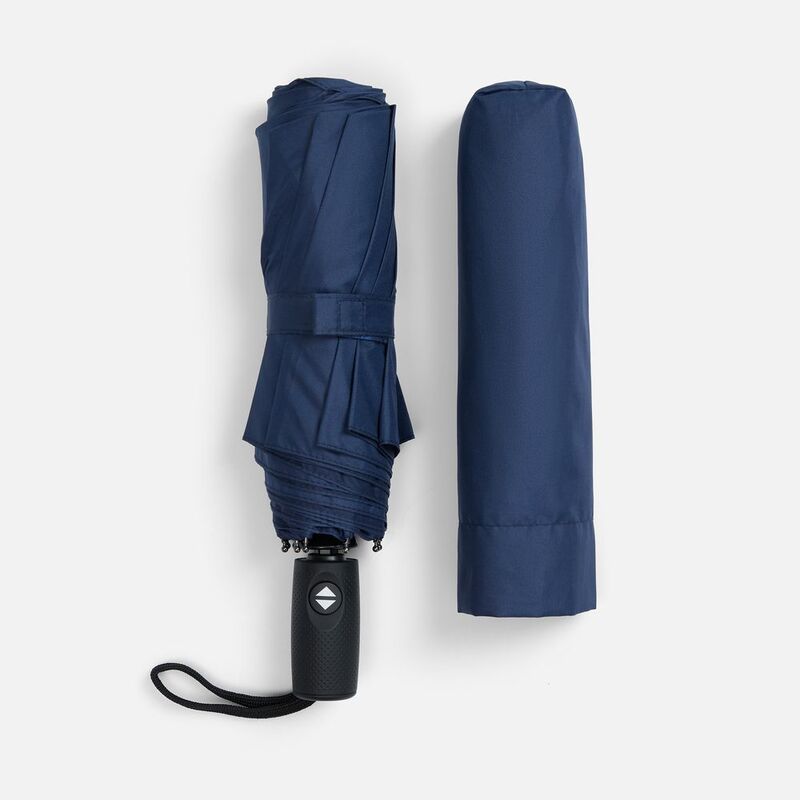 Складной зонт Dome Double с двойным куполом, темно-синий арт.17193.40