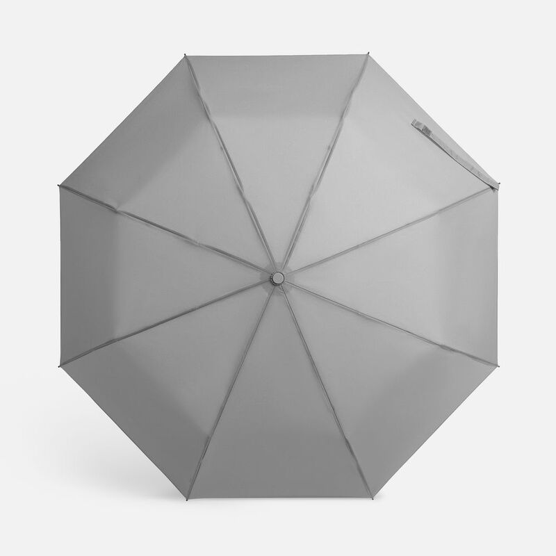 Зонт складной Hard Work с проявляющимся рисунком, серый арт.17195.11