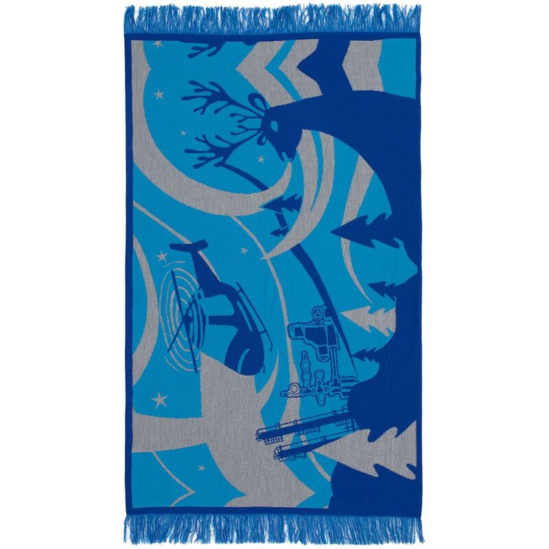 Плед с бахромой на заказ Tricksy Net, 2 цвета, S, акрил арт.18243.01