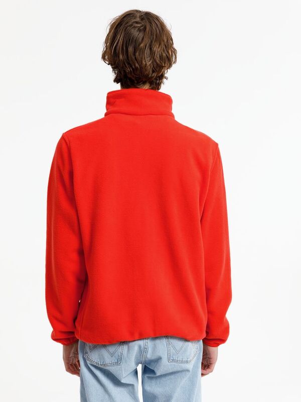 Куртка флисовая унисекс Nesse, красная арт.16772.50