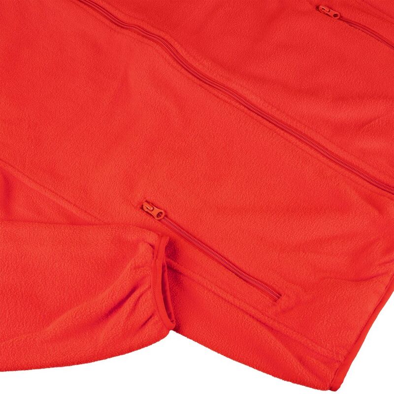 Куртка флисовая унисекс Nesse, красная арт.16772.50