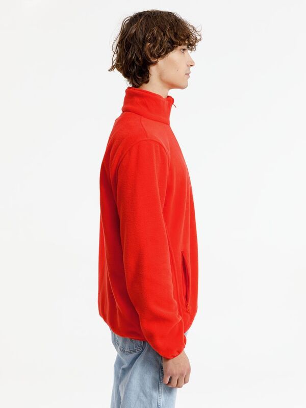 Куртка флисовая унисекс Nesse, красная арт.16772.50