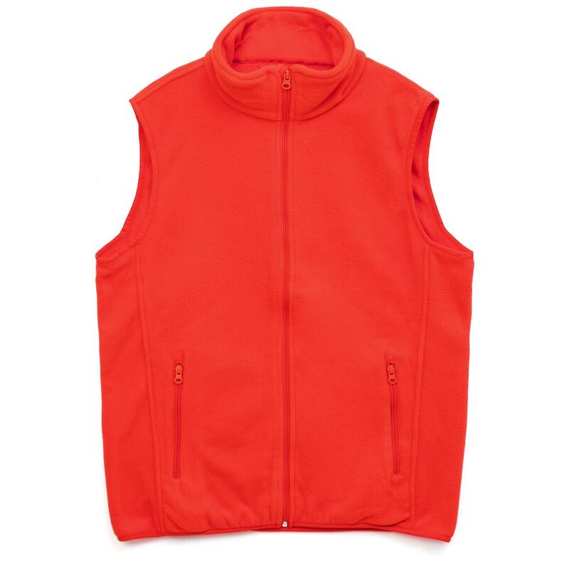 Жилет флисовый унисекс Nesse, красный арт.16773.50