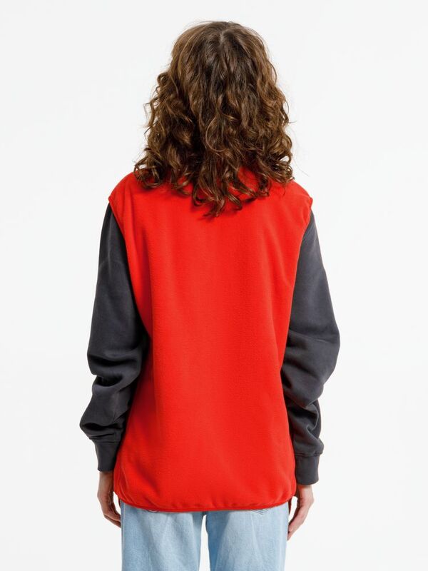 Жилет флисовый унисекс Nesse, красный арт.16773.50