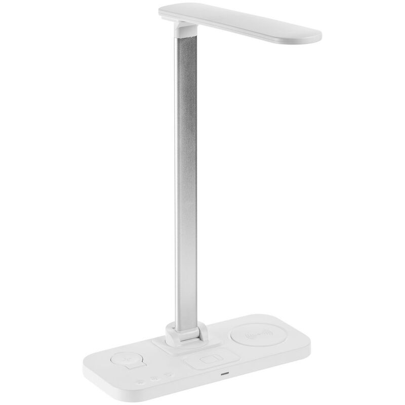 Настольная лампа с беспроводной зарядкой Power Light, белая арт.15767.60