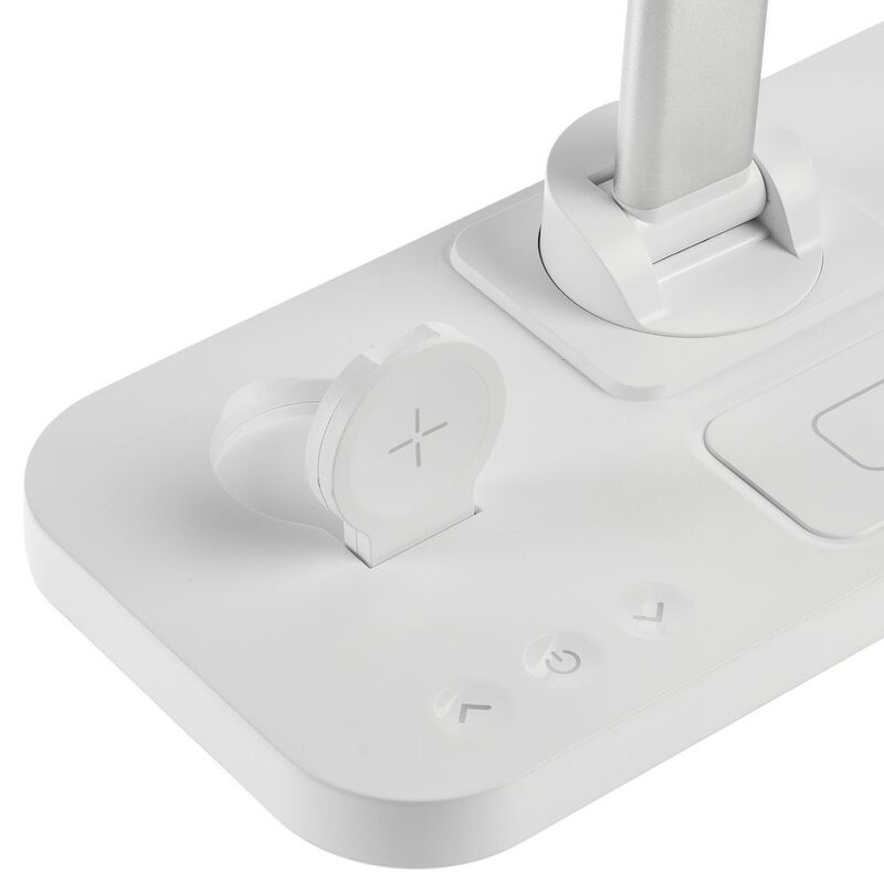 Настольная лампа с беспроводной зарядкой Power Light, белая арт.15767.60