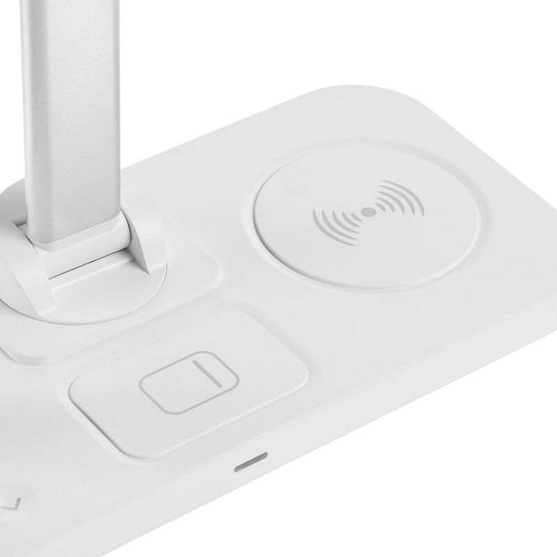 Настольная лампа с беспроводной зарядкой Power Light, белая арт.15767.60